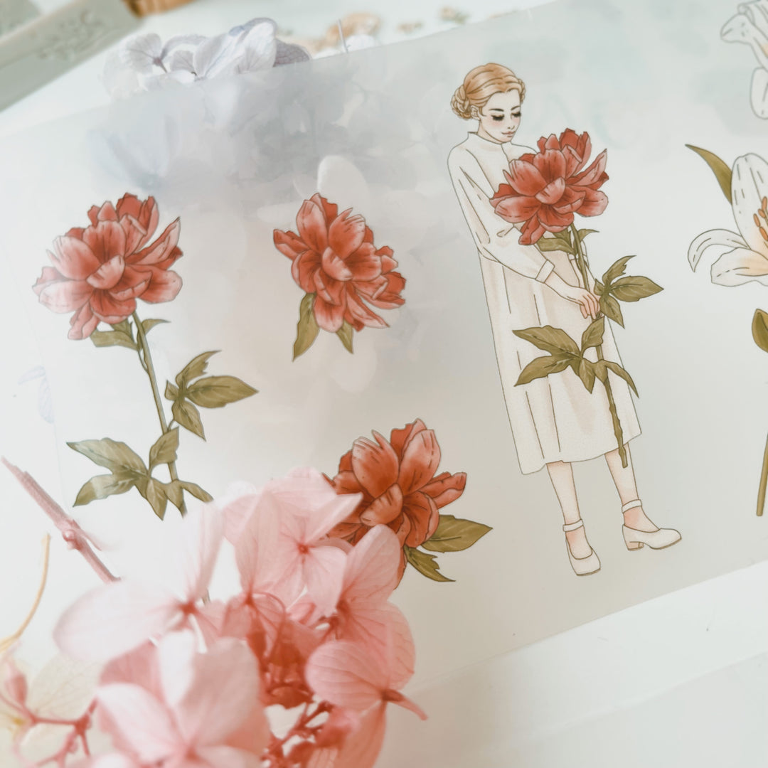 PET Tape „Bouquets“ –  Journal Pages x Windry R.