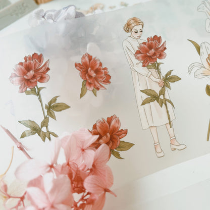 PET Tape „Bouquets“ –  Journal Pages x Windry R.