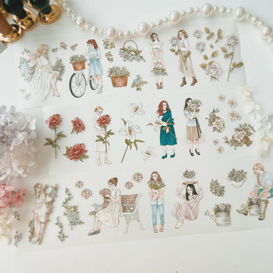 PET Tape „Bouquets“ –  Journal Pages x Windry R.