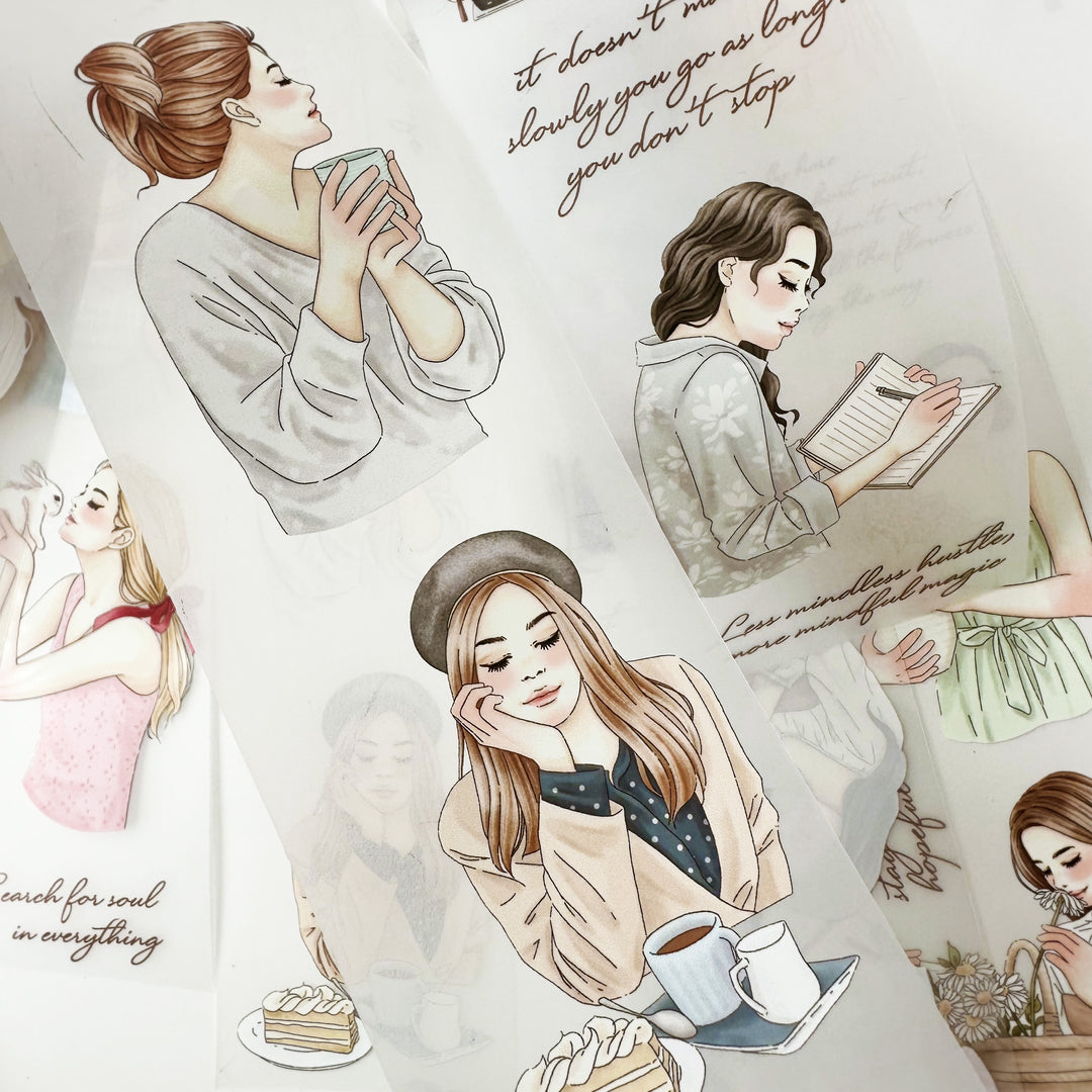 PET Tape „Mindful Magic“ – Journal Pages × Windry R.