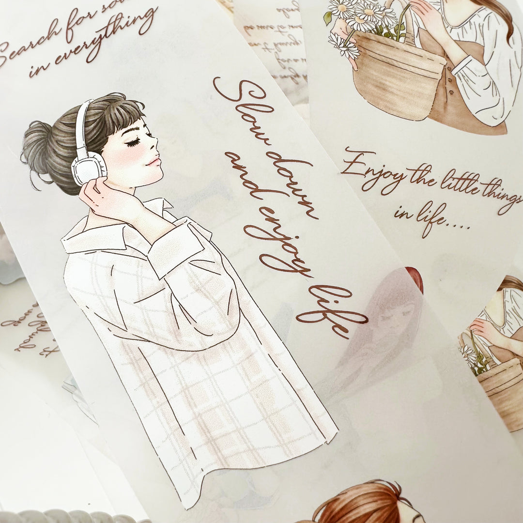 PET Tape „Mindful Magic“ – Journal Pages × Windry R.