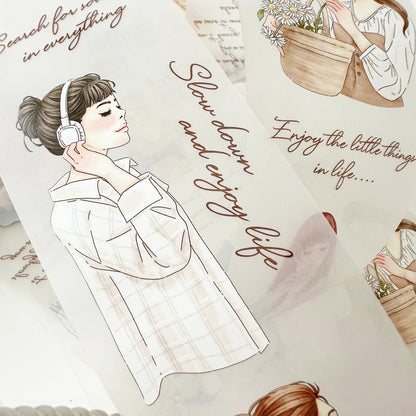 PET Tape „Mindful Magic“ – Journal Pages × Windry R.