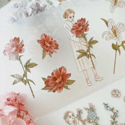 PET Tape „Bouquets“ –  Journal Pages x Windry R.