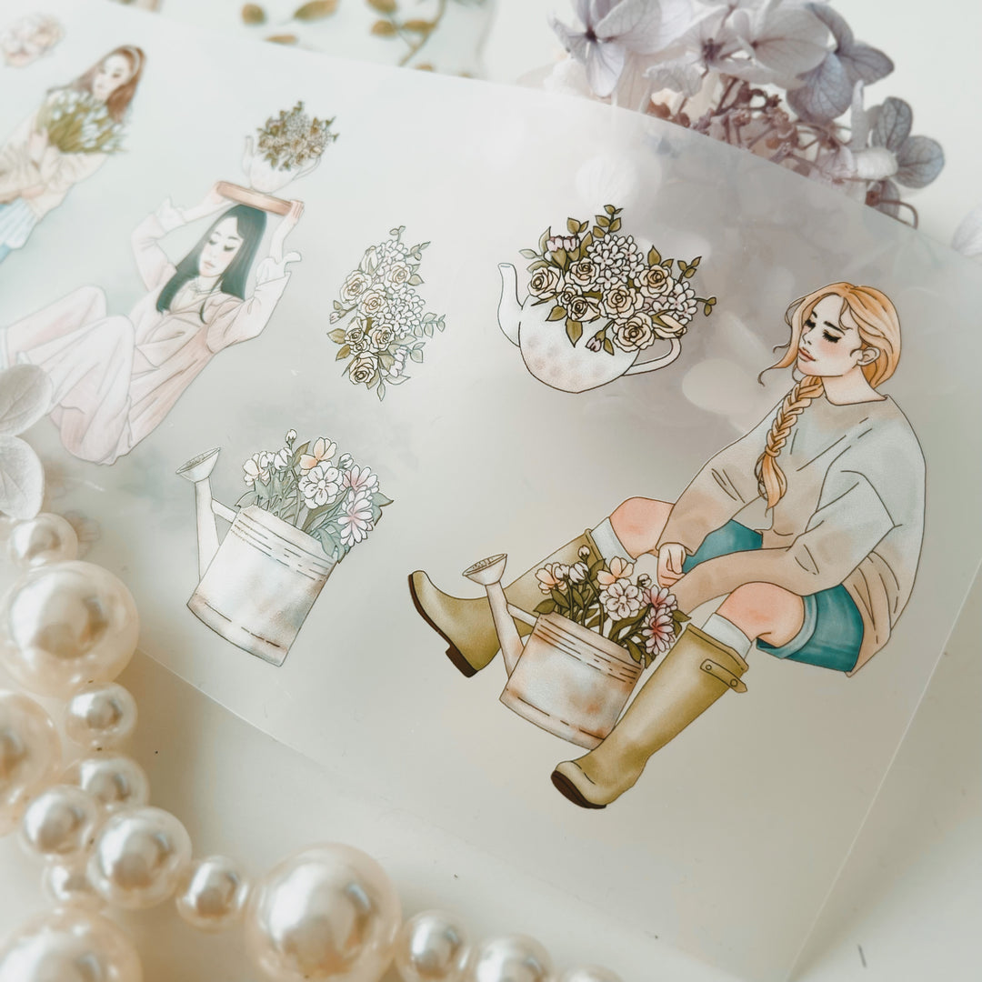 PET Tape „Bouquets“ –  Journal Pages x Windry R.