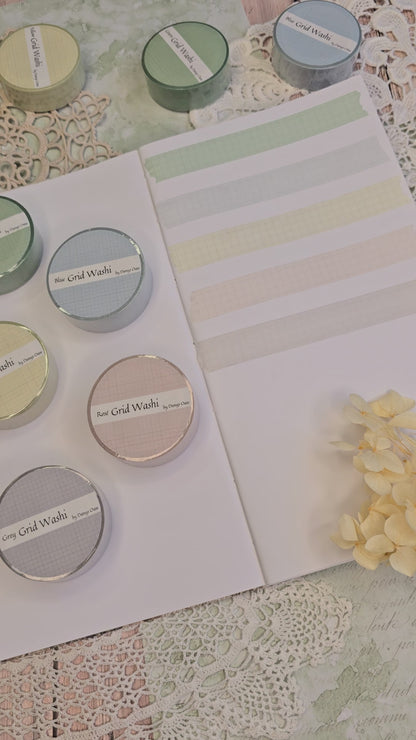 Grid Washi Tape – 15 mm x 10 m